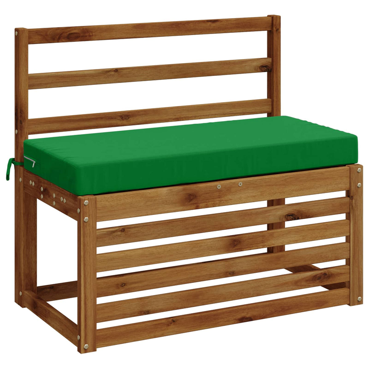 Bench Cushion SOEST 100% Polyester Green 60 x 40 x 8 cm