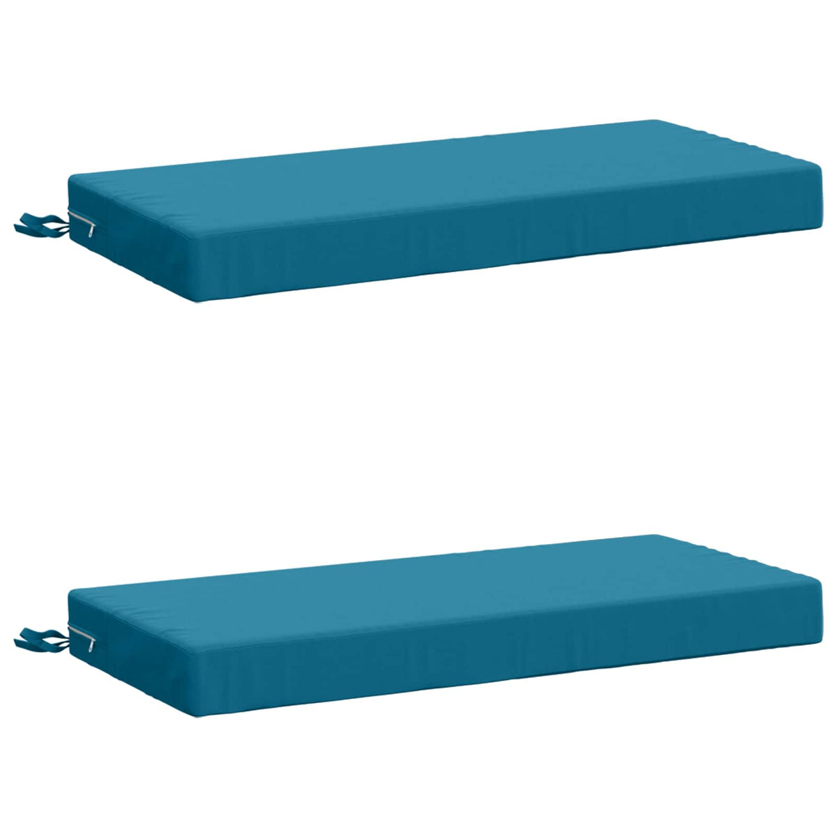 Bench Cushions SOEST 2 pcs 100% Polyester Light Blue