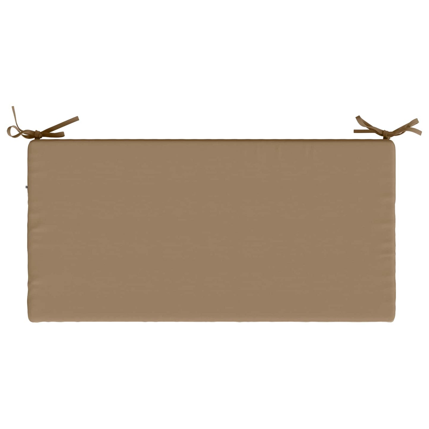 Bench Cushion SOEST 100% Polyester Taupe 60 x 40 x 8 cm