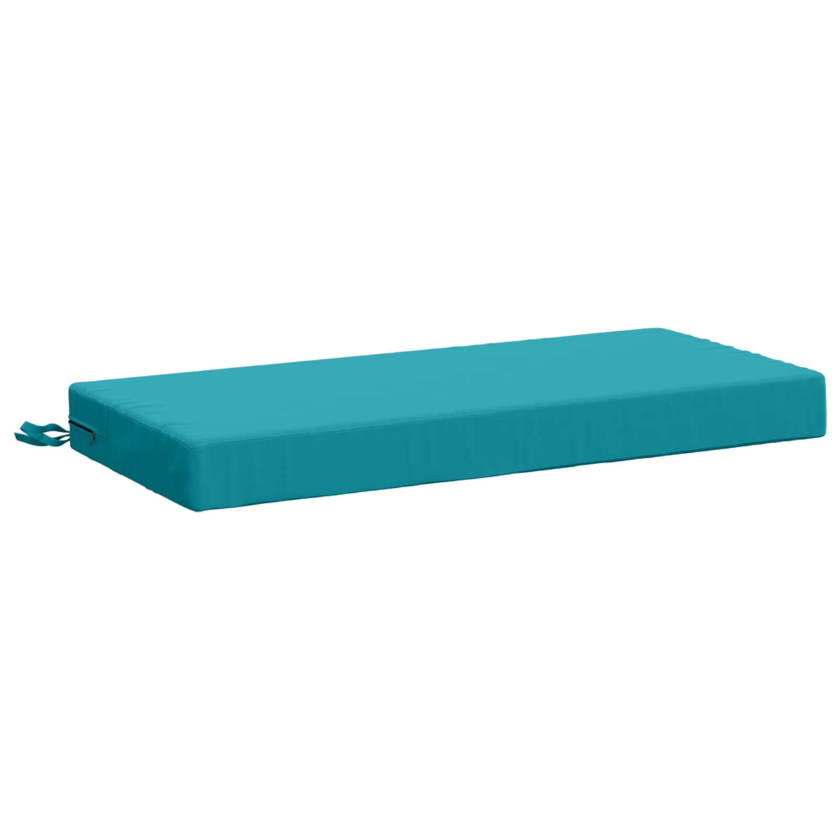 Bench Cushion SOEST 100% Polyester Turquoise 60 x 40 x 8 cm
