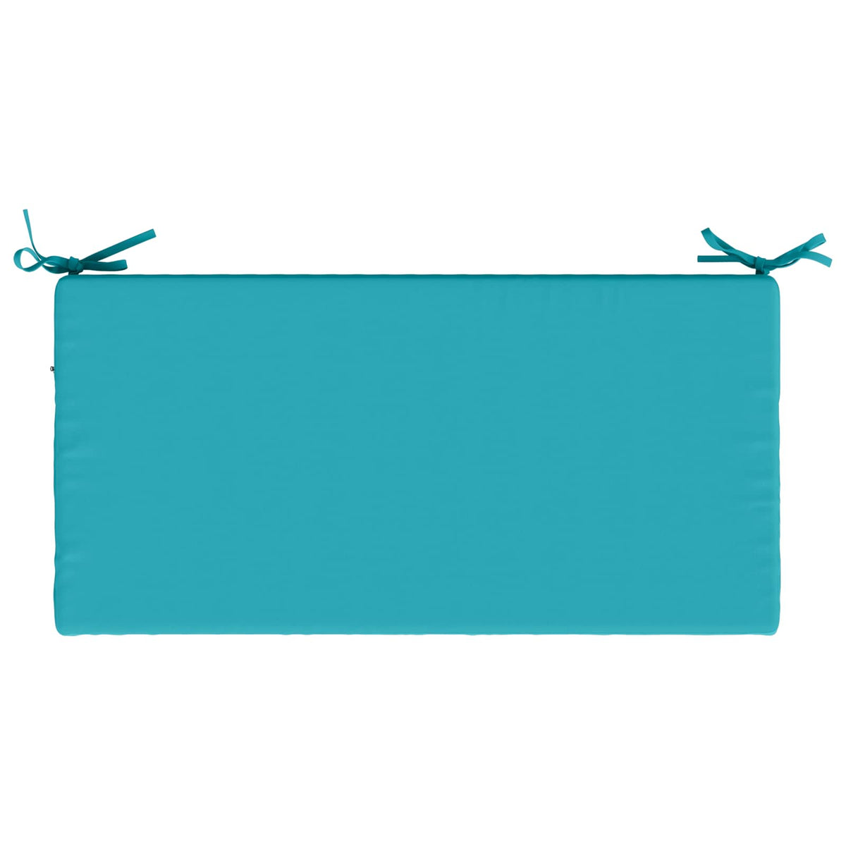 Bench Cushion SOEST 100% Polyester Turquoise 60 x 40 x 8 cm