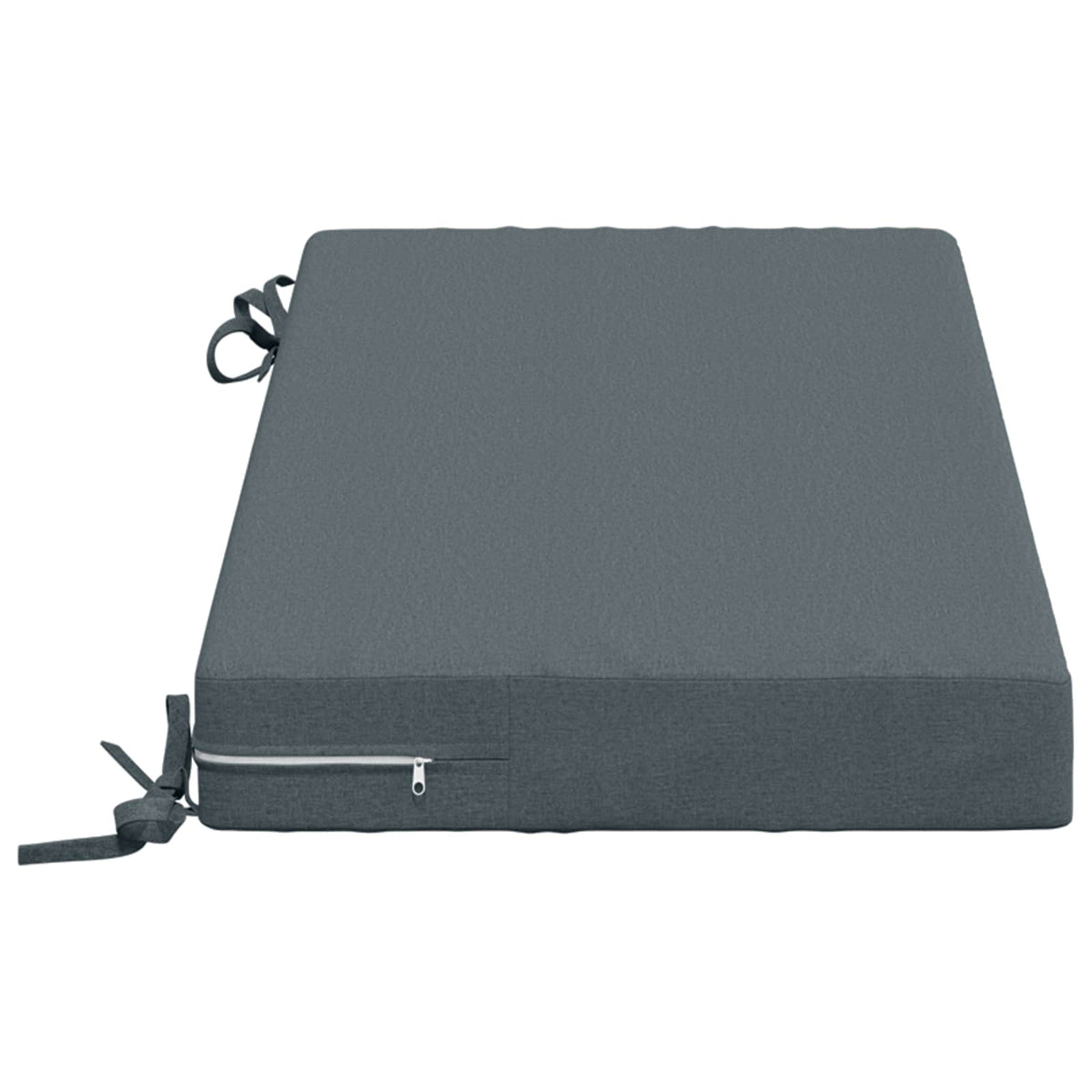 Bench Cushion SOEST 100% Polyester Blue 80 x 40 x 8 cm
