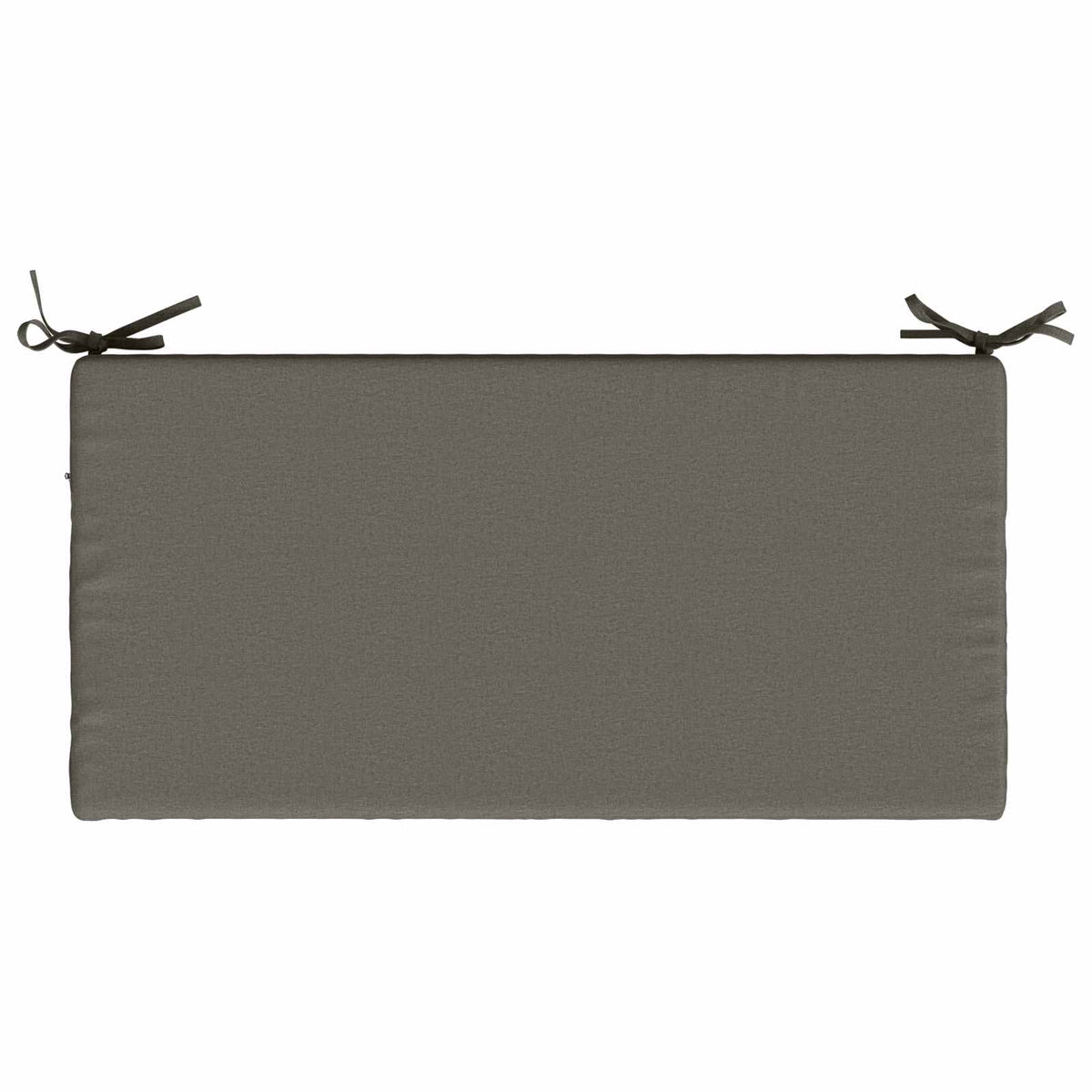 2-Piece Bench Cushions SOEST 2 pcs 100% Polyester Grey