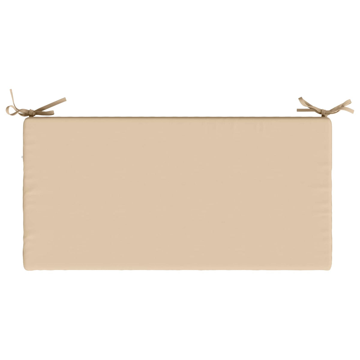 Bench Cushion SOEST 100% Polyester Cream 80 x 40 x 8 cm