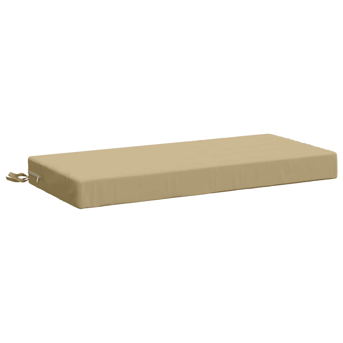 Bench Cushion SOEST 100% Polyester Beige 80 x 40 x 8 cm