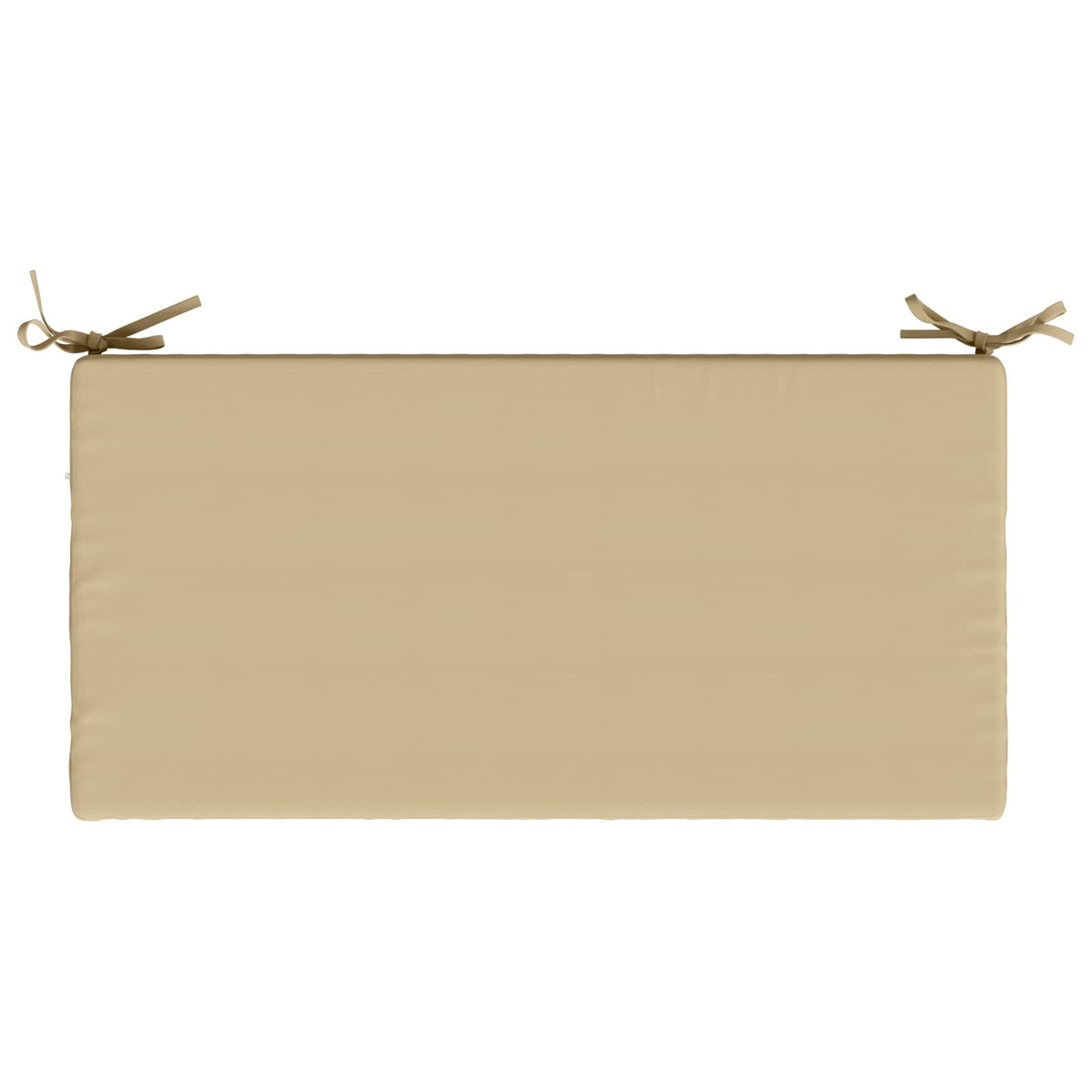 Bench Cushion SOEST 100% Polyester Beige 80 x 40 x 8 cm