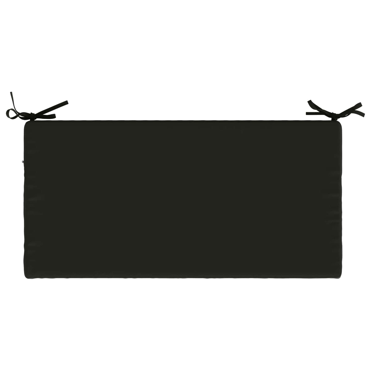 Bench Cushion SOEST 100% Polyester Black 80 x 40 x 8 cm