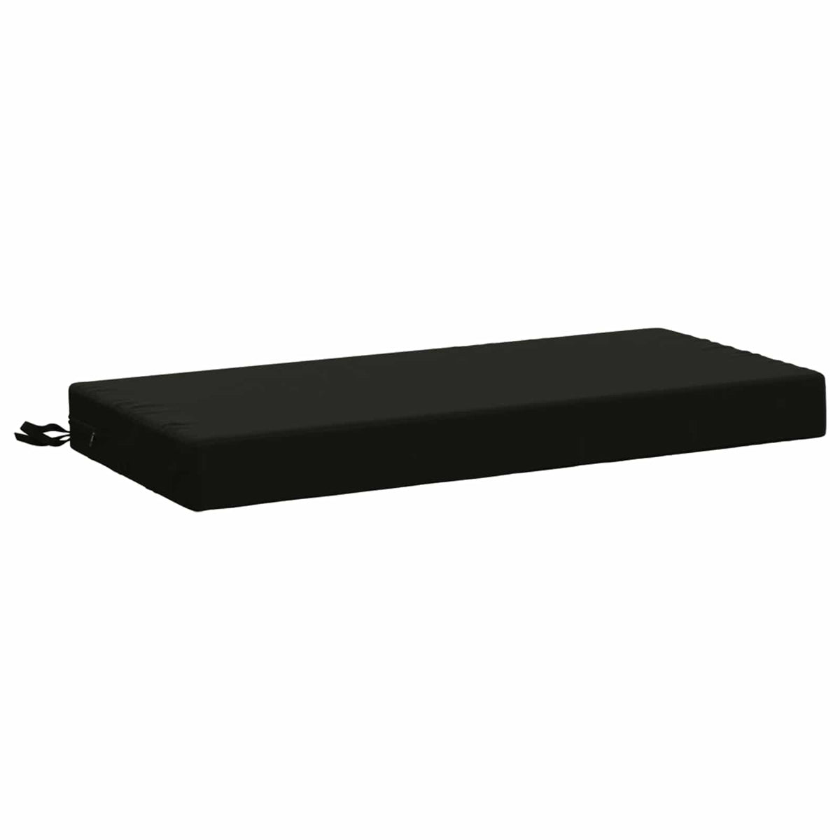 Bench Cushions SOEST 2 pcs 100% Polyester Black 80 x 40 x 8 cm