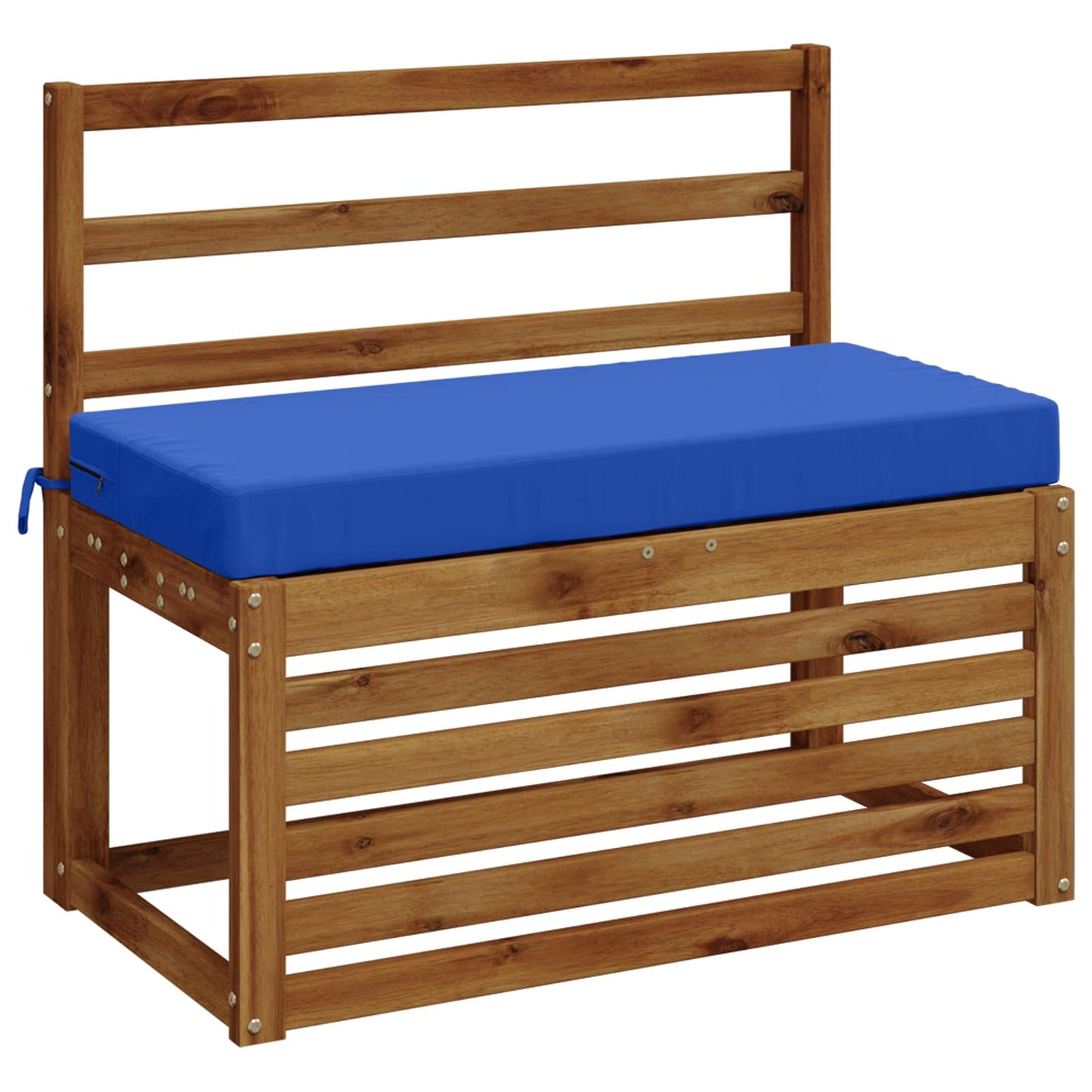 Bench Cushion SOEST 100% Polyester Royal Blue 80 x 40 x 8 cm