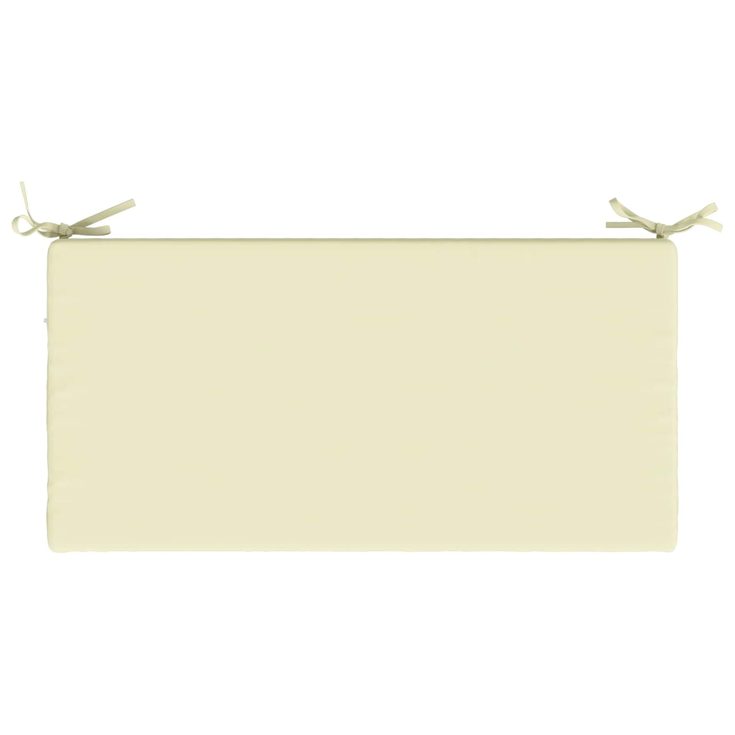 Bench Cushion SOEST 100% Polyester Cream 80 x 40 x 8 cm