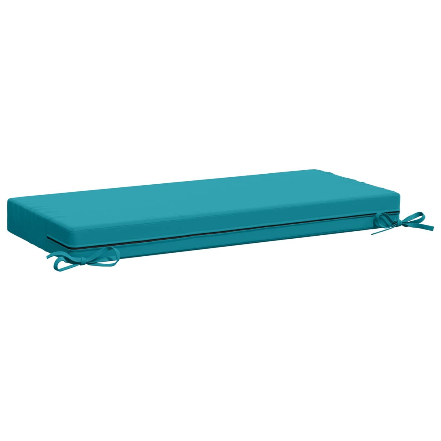 Bench Cushion SOEST 100% Polyester Turquoise 80 x 40 x 8 cm