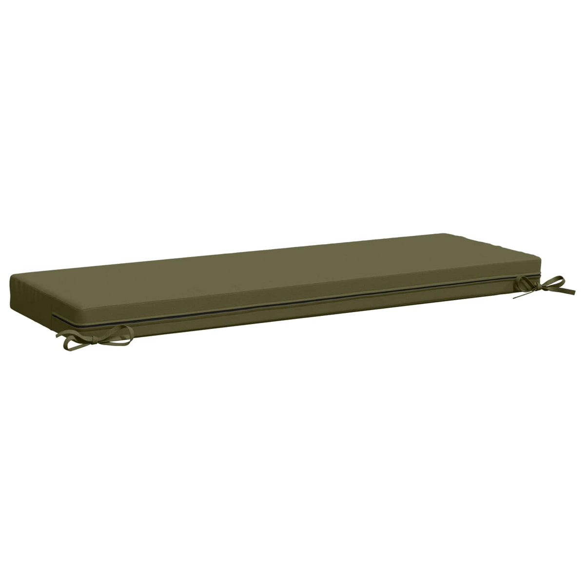 Bench Cushion SOEST 100% Polyester Olive Green 100 x 40 x 8 cm
