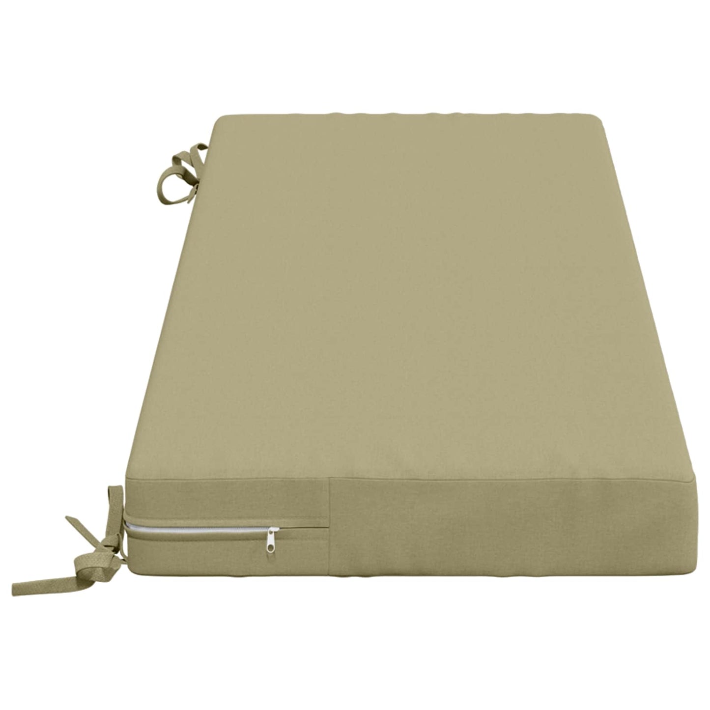 Bench Cushion SOEST 100% Polyester Light Green 100 x 40 x 8 cm