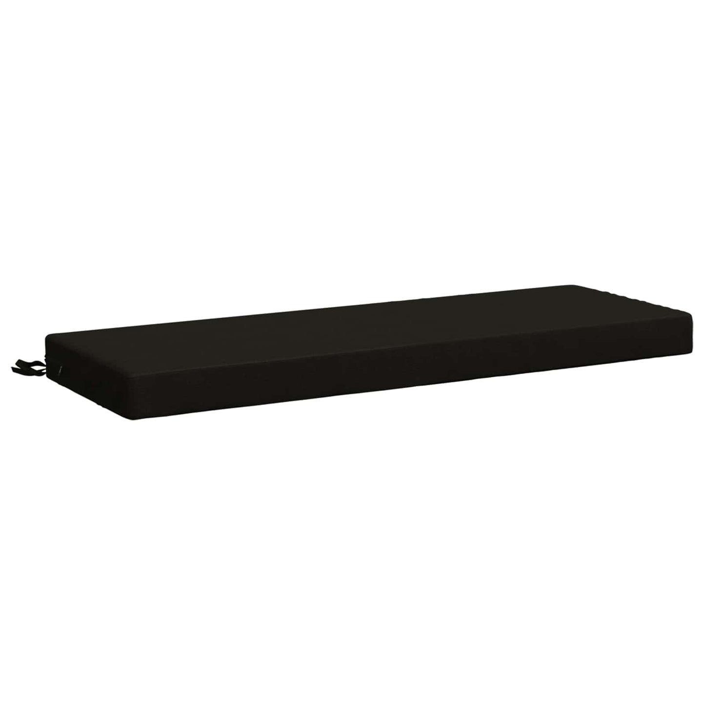 Bench Cushion SOEST 100% Polyester Black 100 x 40 x 8 cm