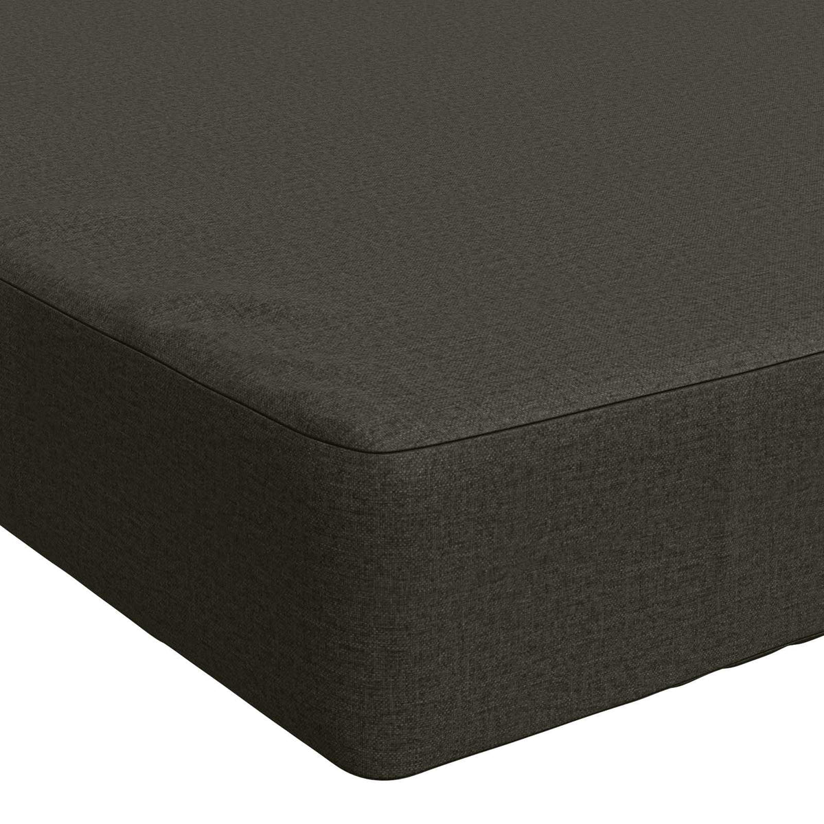 Bench Cushion SOEST 100% Polyester Anthracite 100 x 40 x 8 cm
