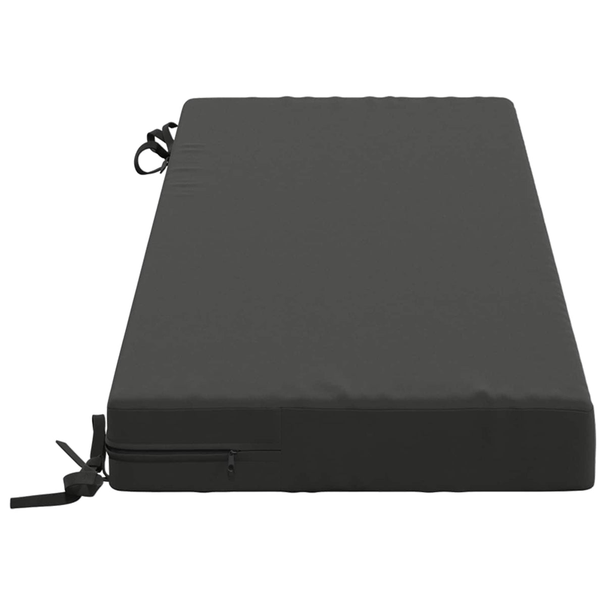 Bench Cushion SOEST 100% Polyester Anthracite 100 x 40 x 8 cm