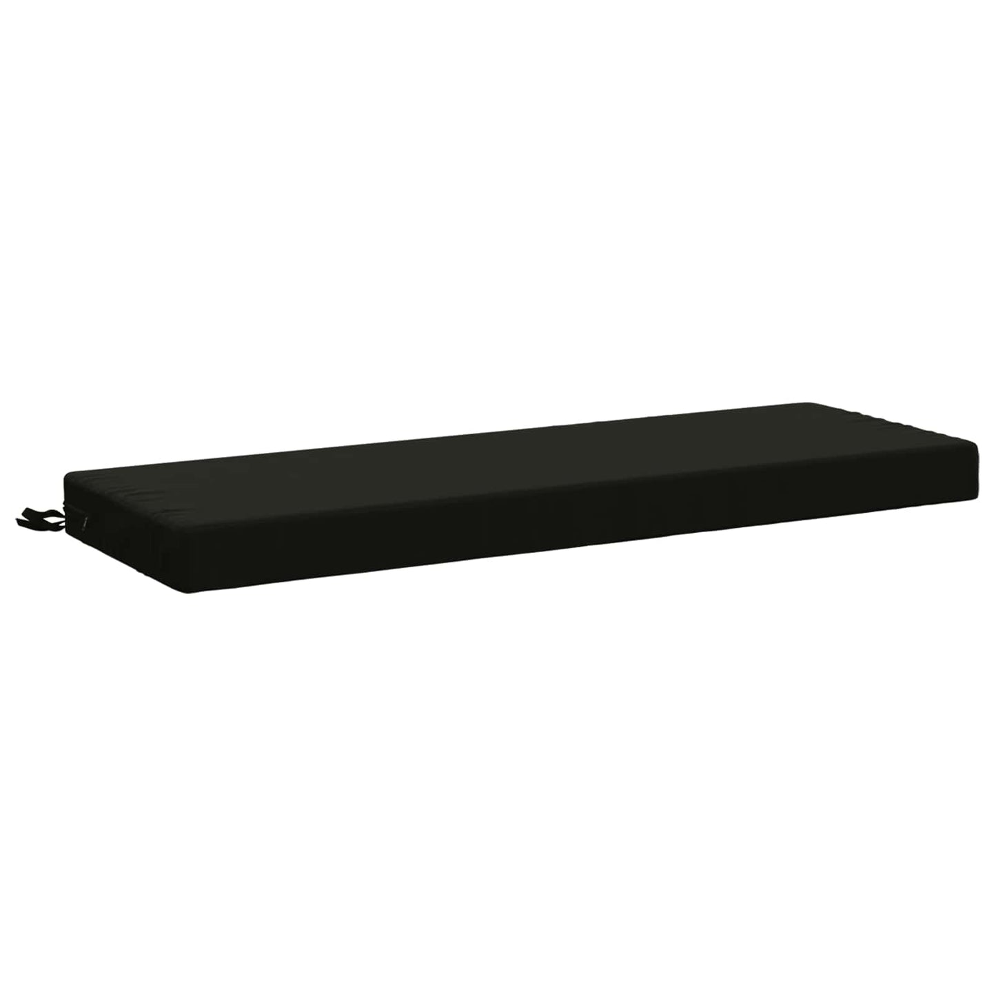 Bench Cushion SOEST 100% Polyester Black 100 x 40 x 8 cm