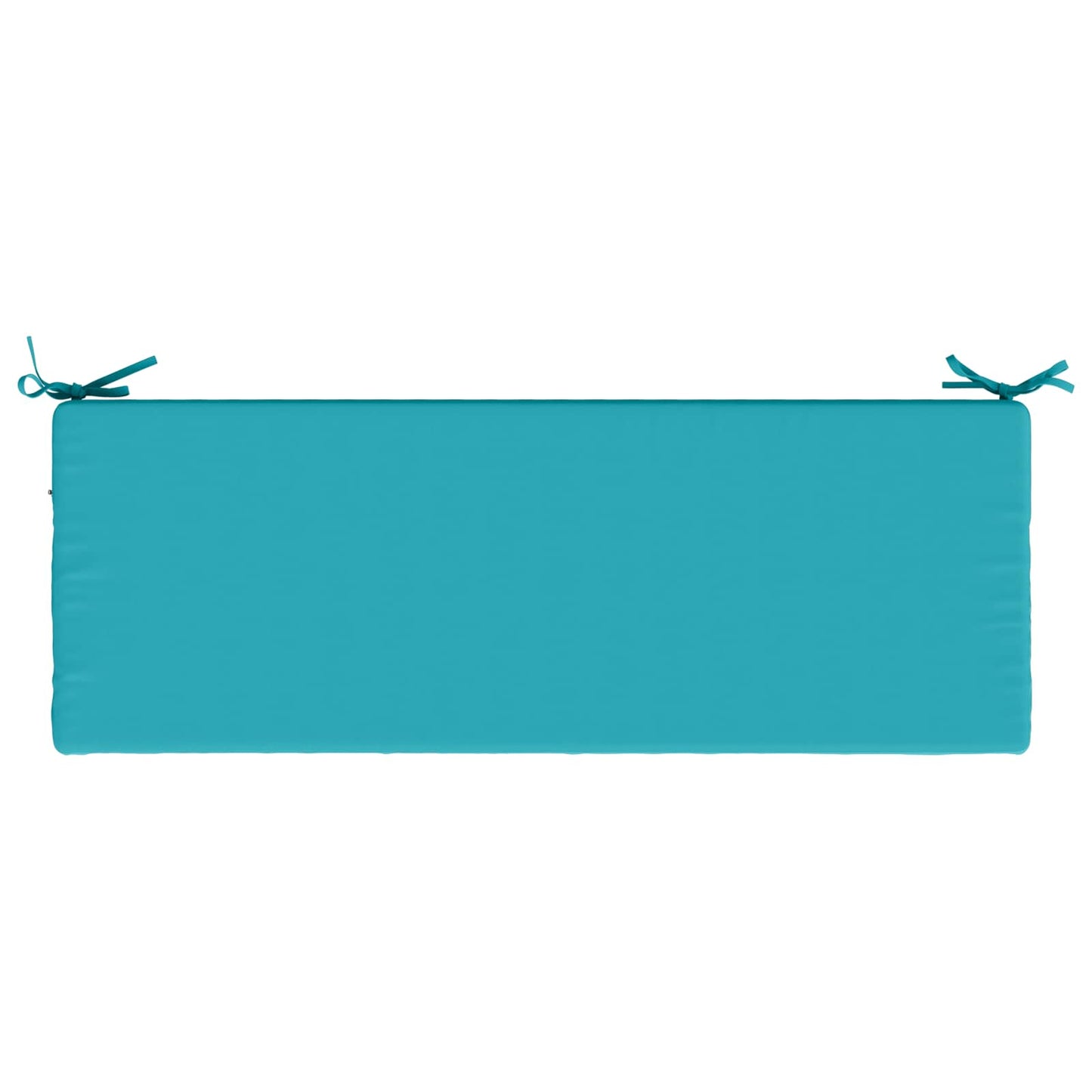 Bench Cushion SOEST 100% Polyester Turquoise 100 x 40 x 8 cm