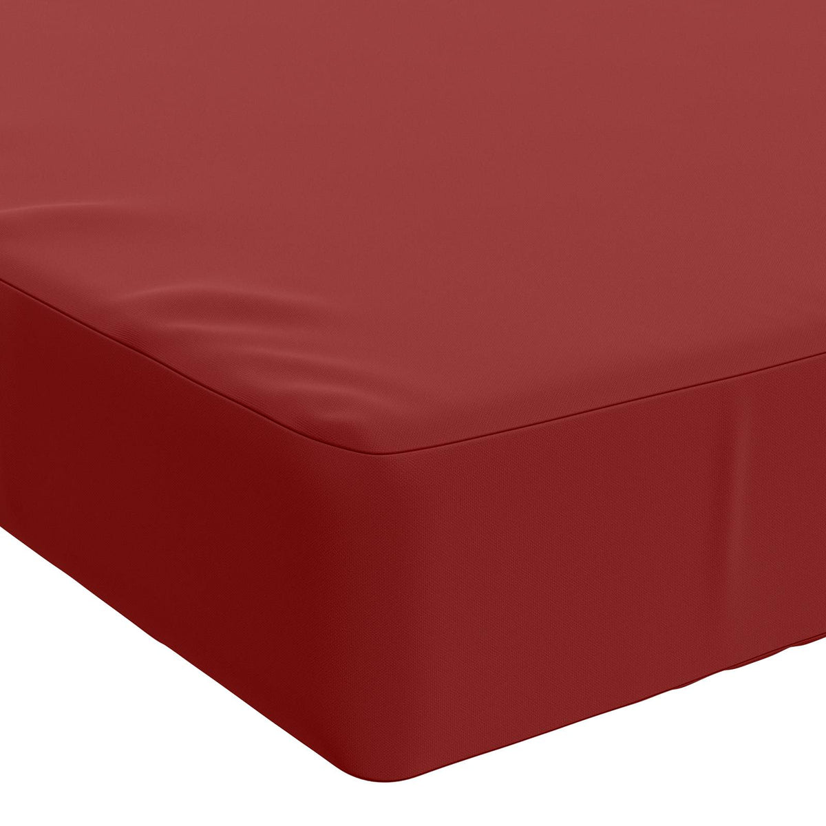 Bench Cushion SOEST 100% Polyester Wine Red 100 x 40 x 8 cm
