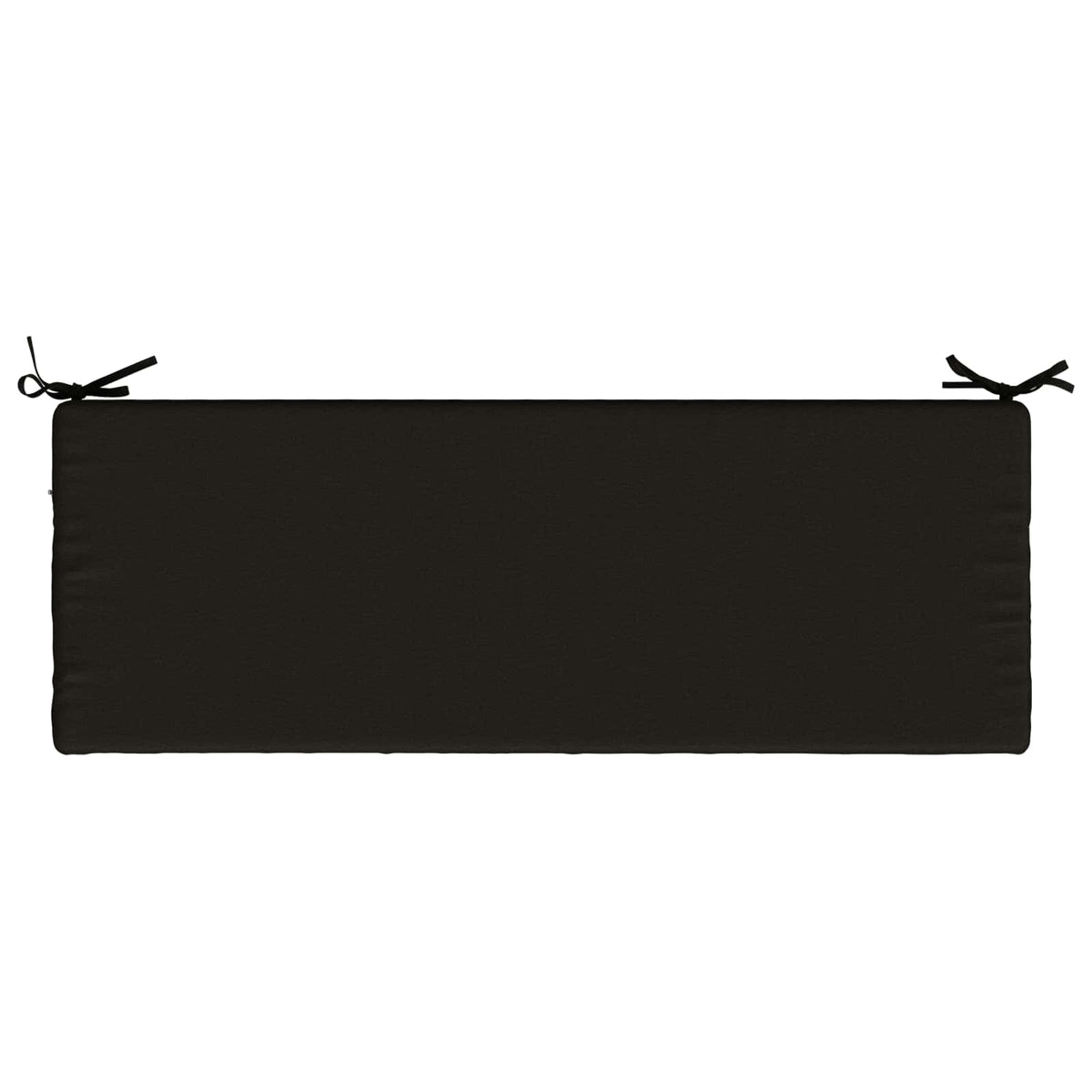 Bench Cushion SOEST 100% Polyester Black 110 x 40 x 8 cm