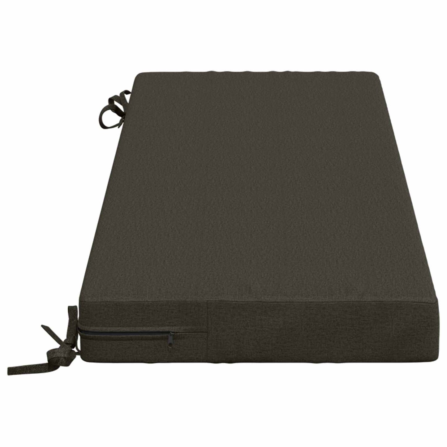 2-Piece Bench Cushions SOEST 2 pcs 100% Polyester Anthracite
