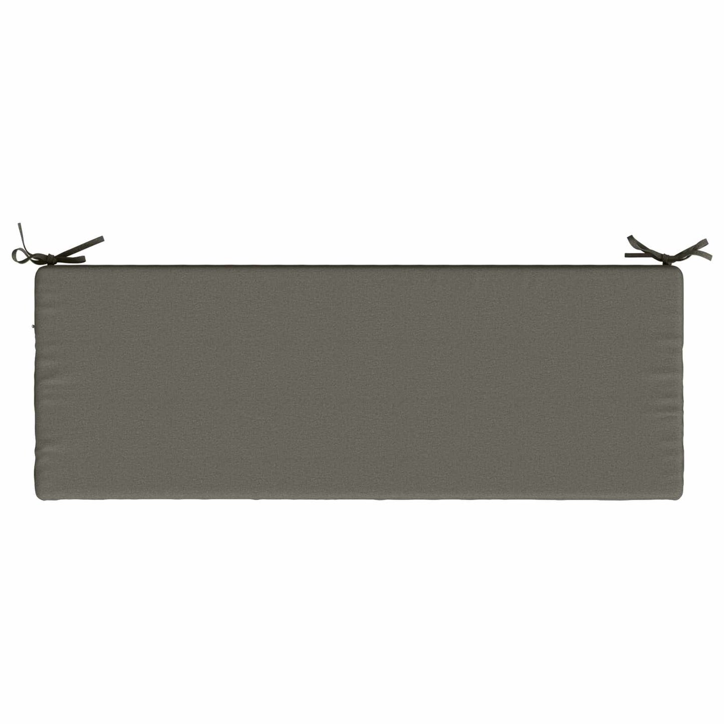 2-Piece Bench Cushions SOEST 2 pcs 100% Polyester Grey