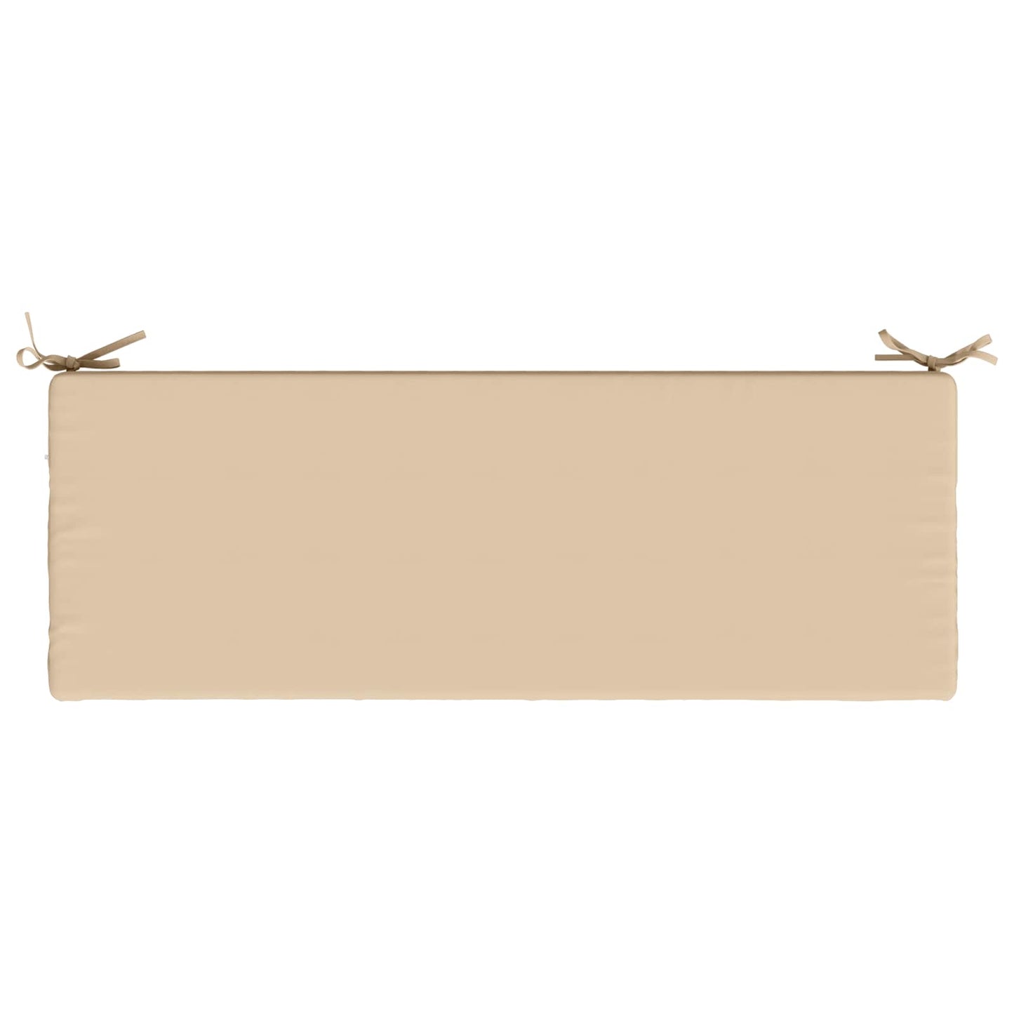 Bench Cushion SOEST 100% Polyester Cream 110 x 40 x 8 cm