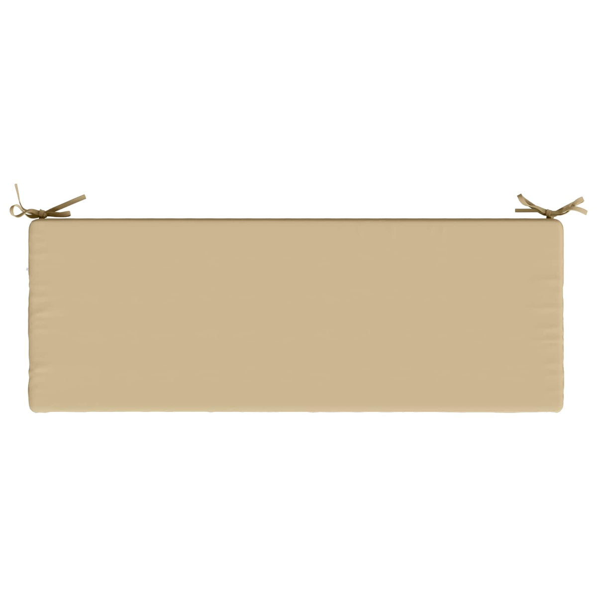 Bench Cushion SOEST 100% Polyester Beige 110 x 40 x 8 cm