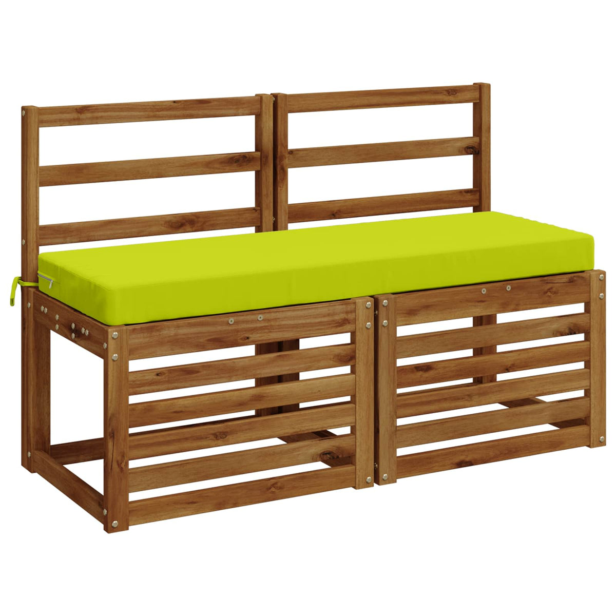 Bench Cushion SOEST 100% Polyester Bright Green 110 x 40 x 8 cm