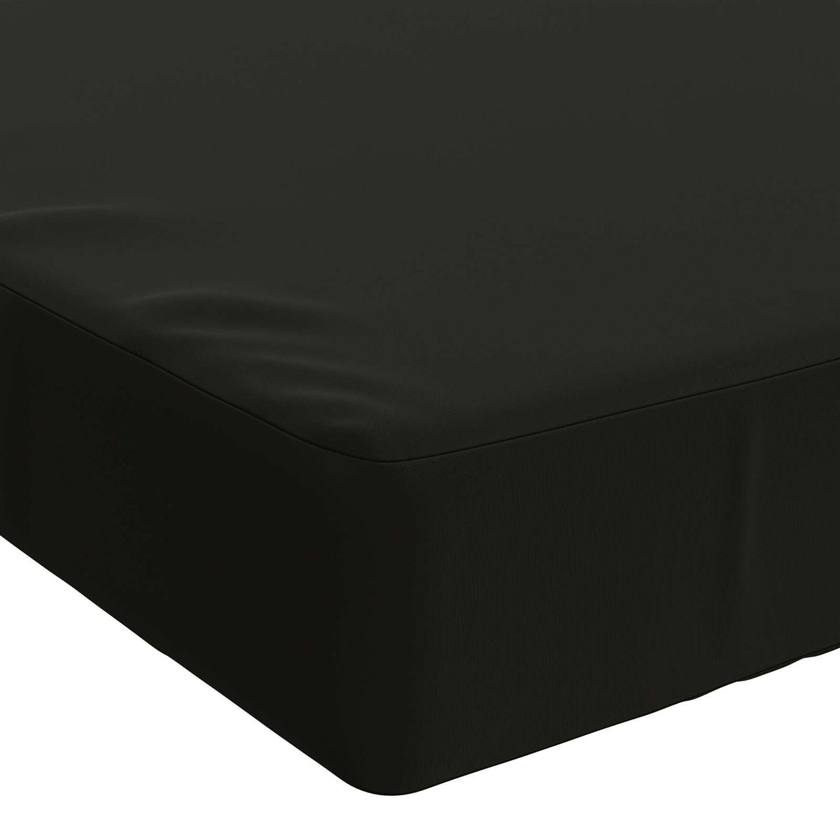 2-Piece Bench Cushions SOEST 100% Polyester Black