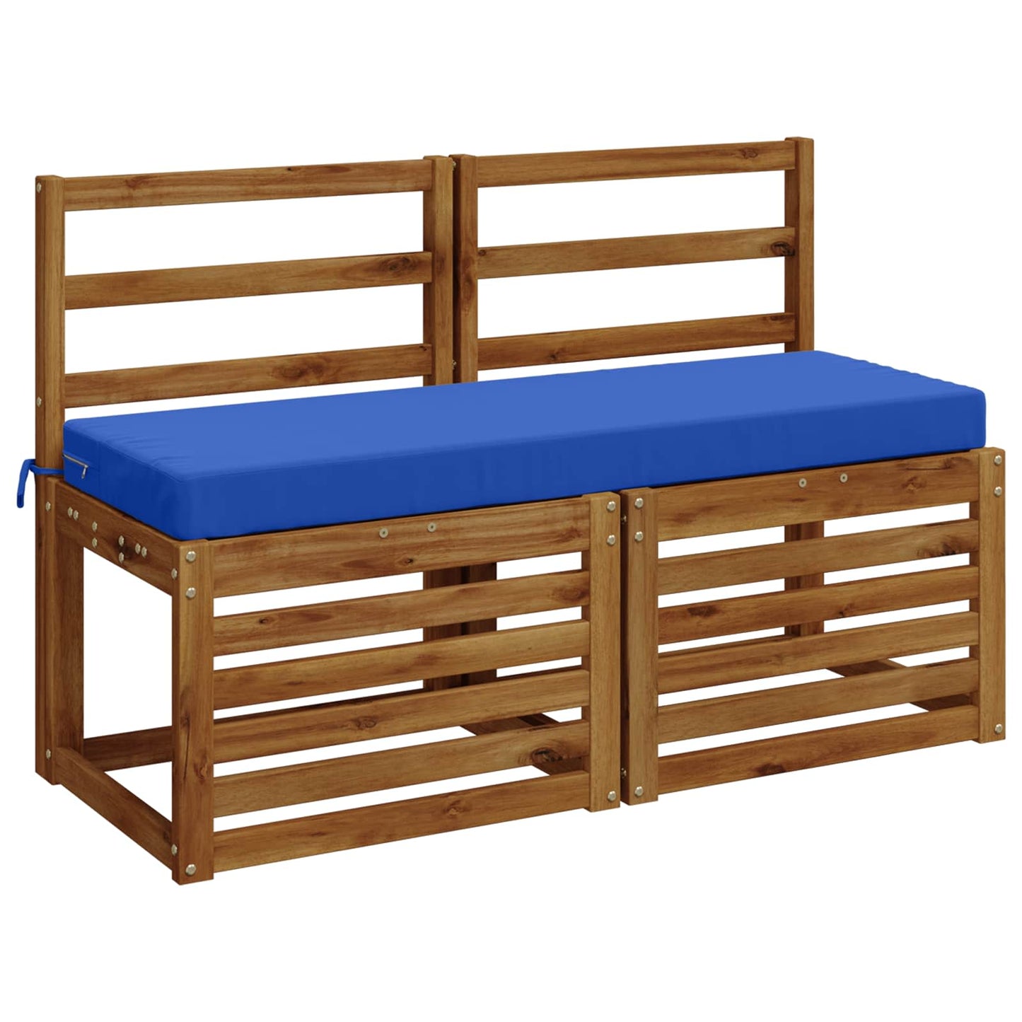 Bench Cushion SOEST 100% Polyester Royal Blue 110 x 40 x 8 cm