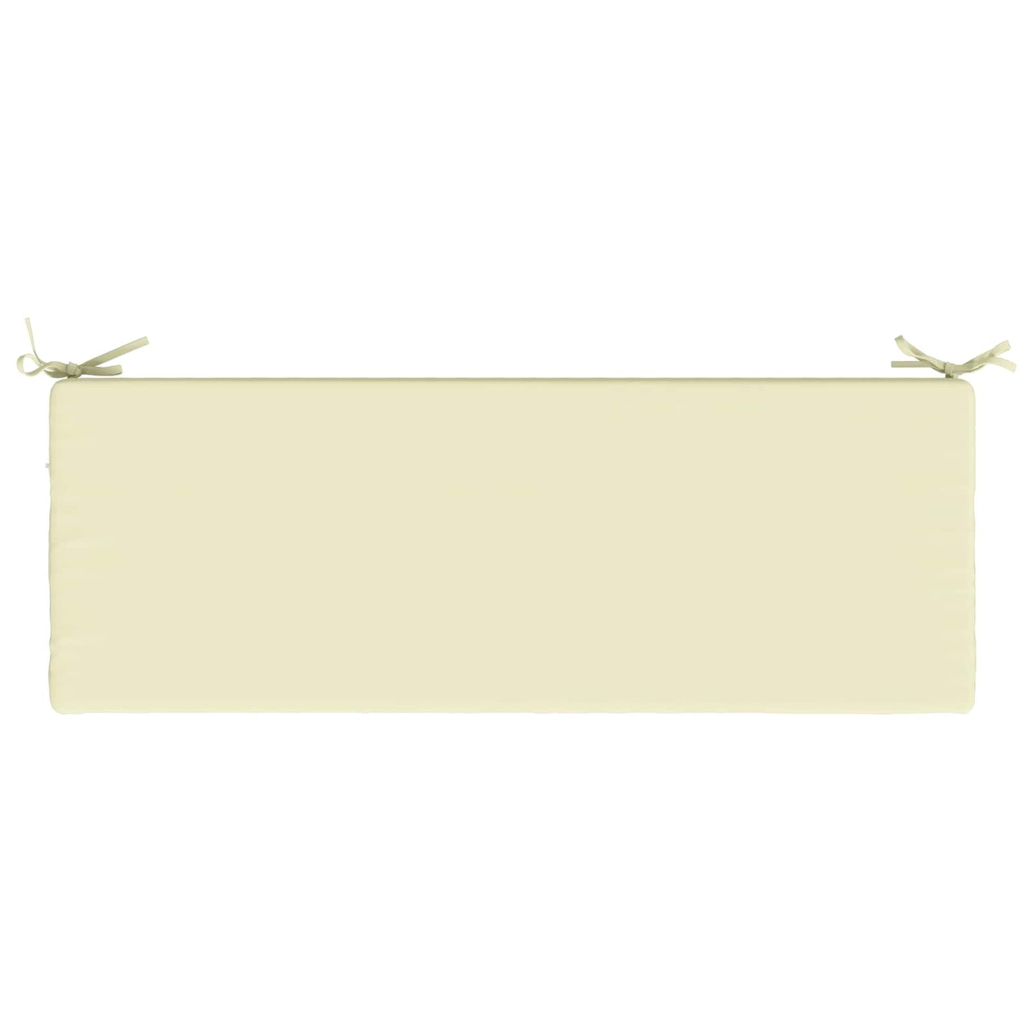Bench Cushion SOEST 100% Polyester Cream 110 x 40 x 8 cm