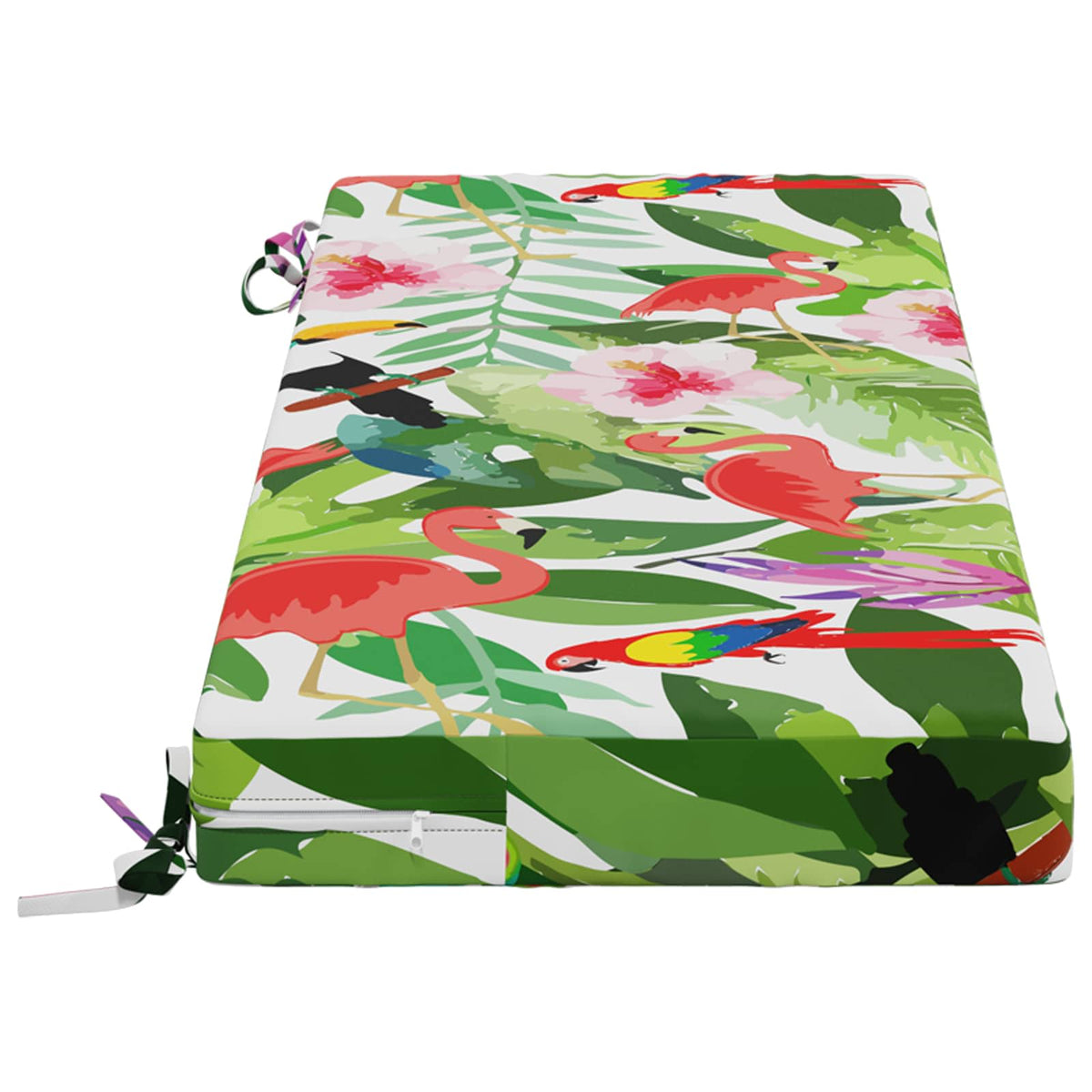 Bench Cushion SOEST 100% Polyester Multicolour 110 x 40 x 8 cm