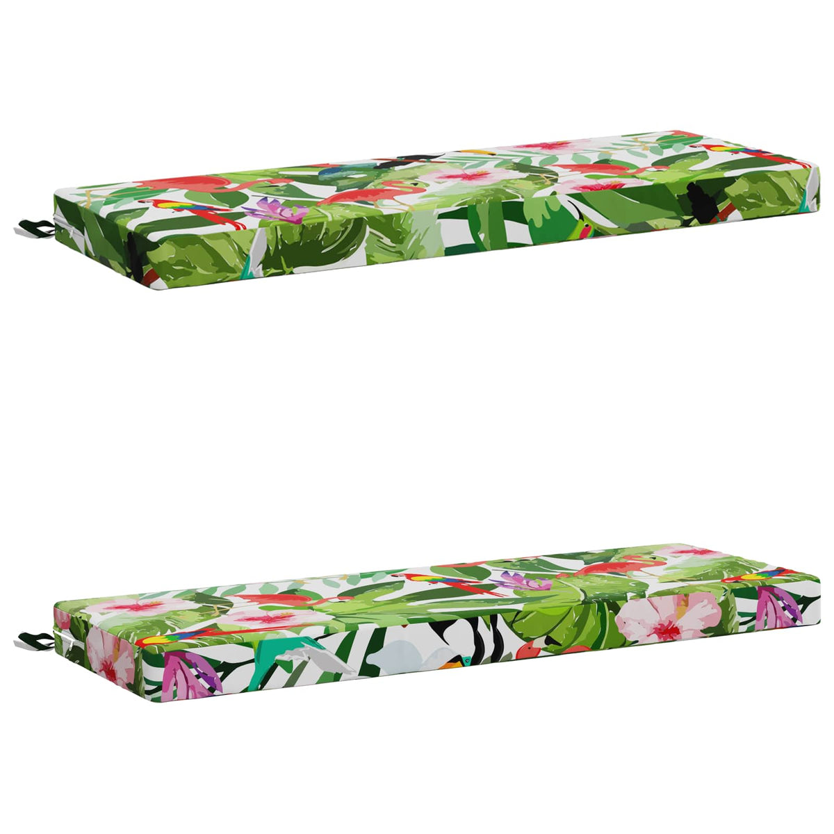 Bench Cushions SOEST 2 pcs 100% Polyester Multicolour