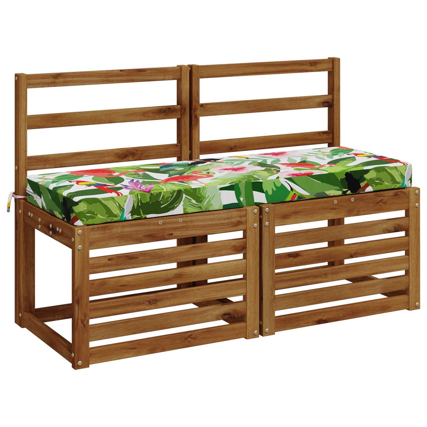 2-Piece Bench Cushions SOEST 2 pcs 100% Polyester Multicolour