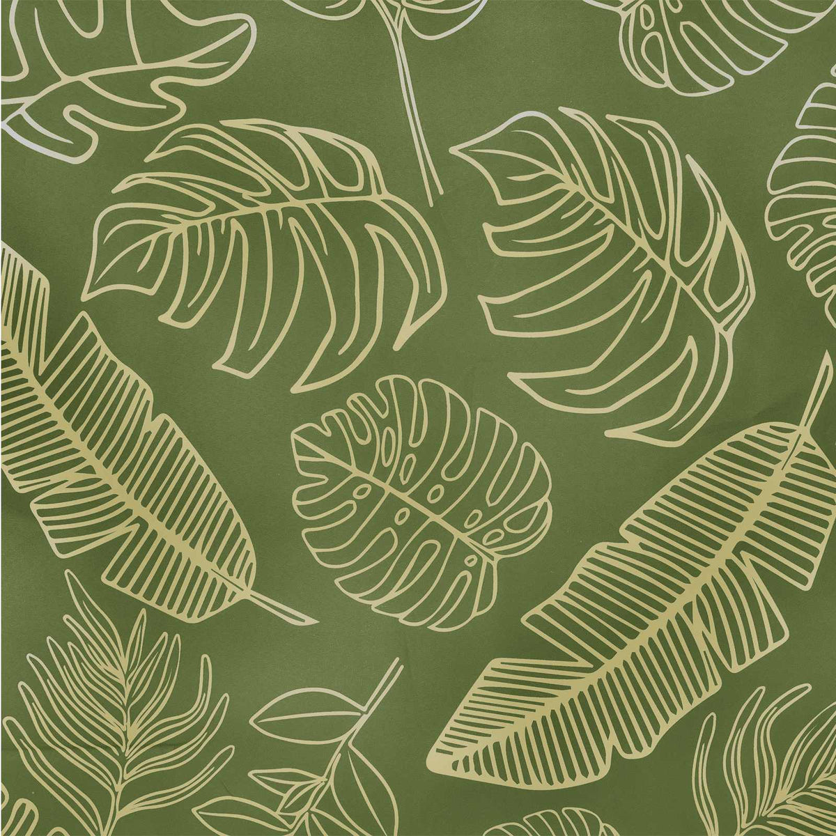 Bench Cushion SOEST 100% Polyester Leaf Design 110 x 40 x 8 cm
