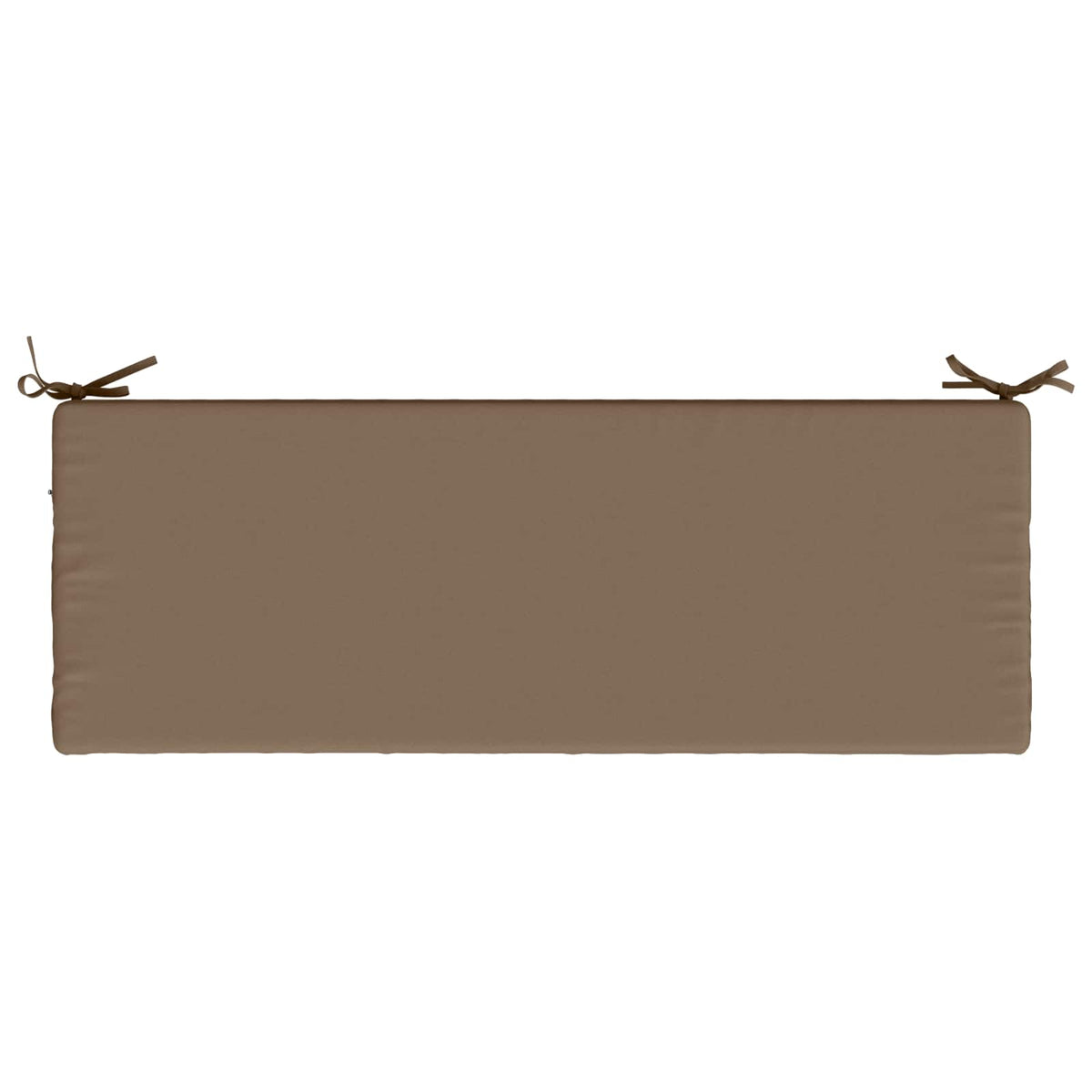 2-Piece Bench Cushions SOEST 2 pcs 100% Polyester Taupe