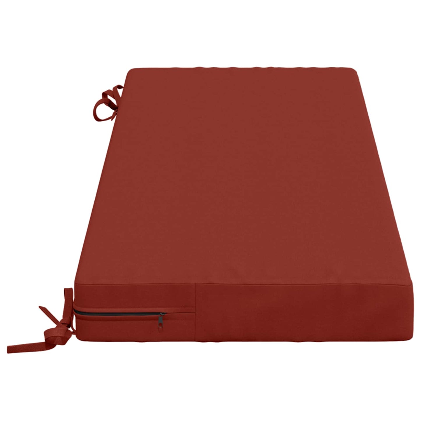 Bench Cushion SOEST 100% Polyester Red 120 x 40 x 8 cm