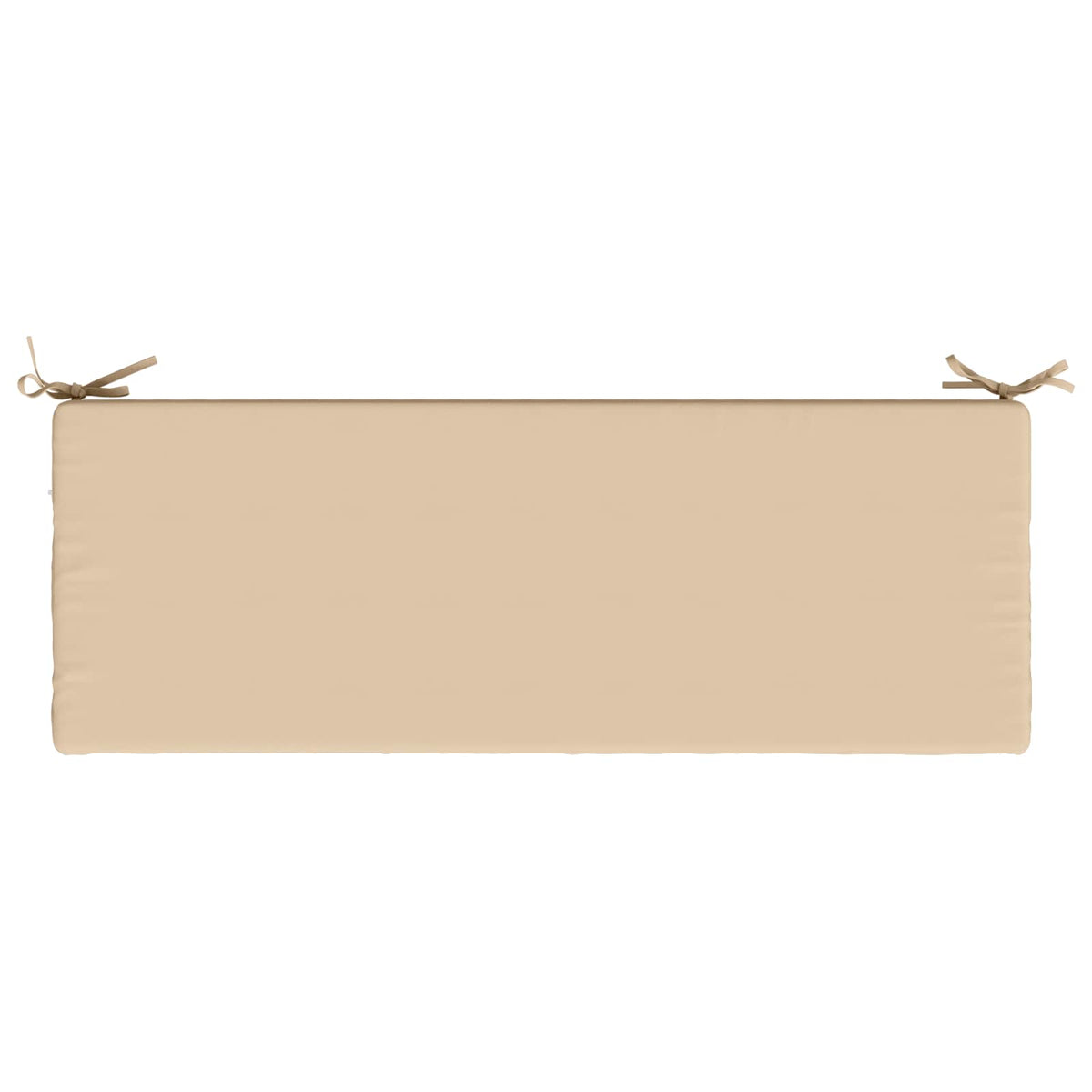 Bench Cushion SOEST 100% Polyester Cream 120 x 40 x 8 cm