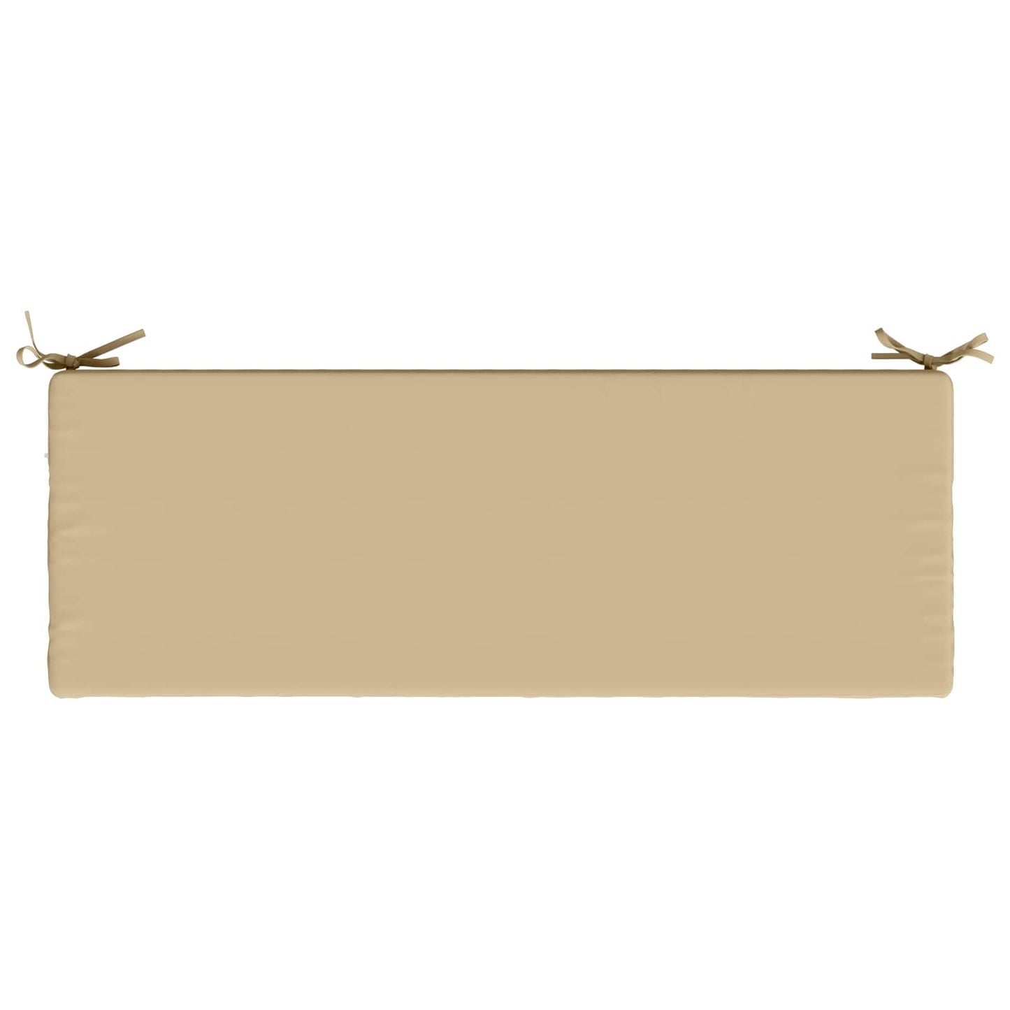 2-Piece Bench Cushions SOEST 2 pcs 100% Polyester Beige