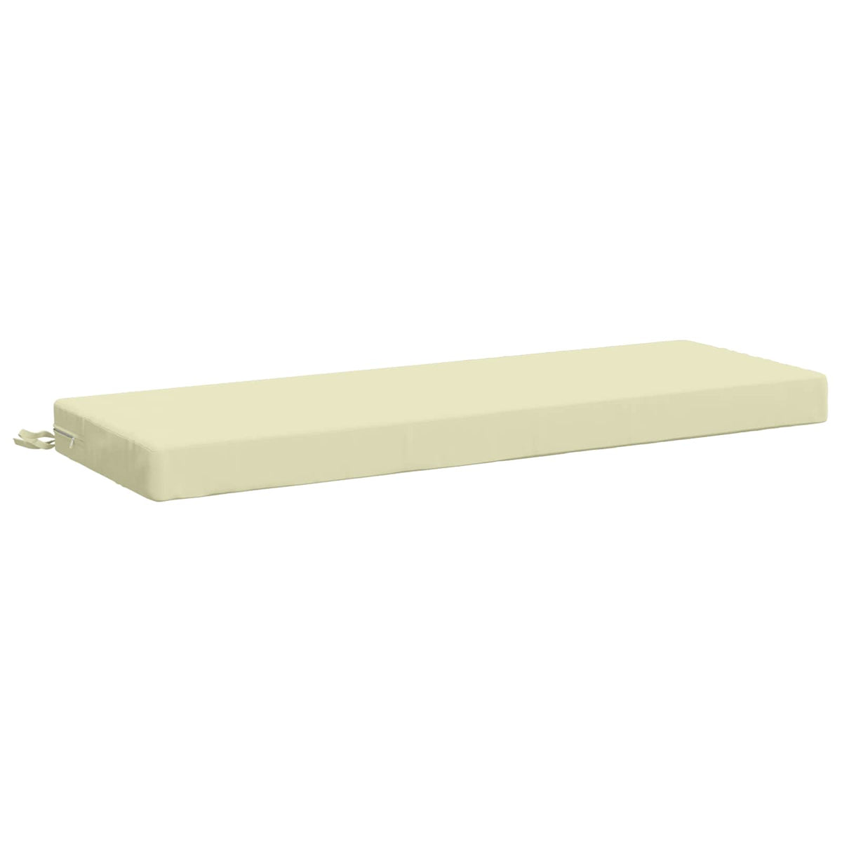 Bench Cushion SOEST 100% Polyester Cream 120 x 40 x 8 cm