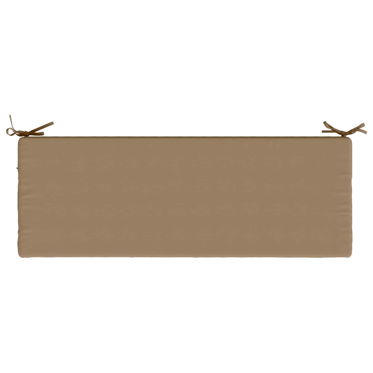 Bench Cushion SOEST 100% Polyester Taupe 120 x 40 x 8 cm