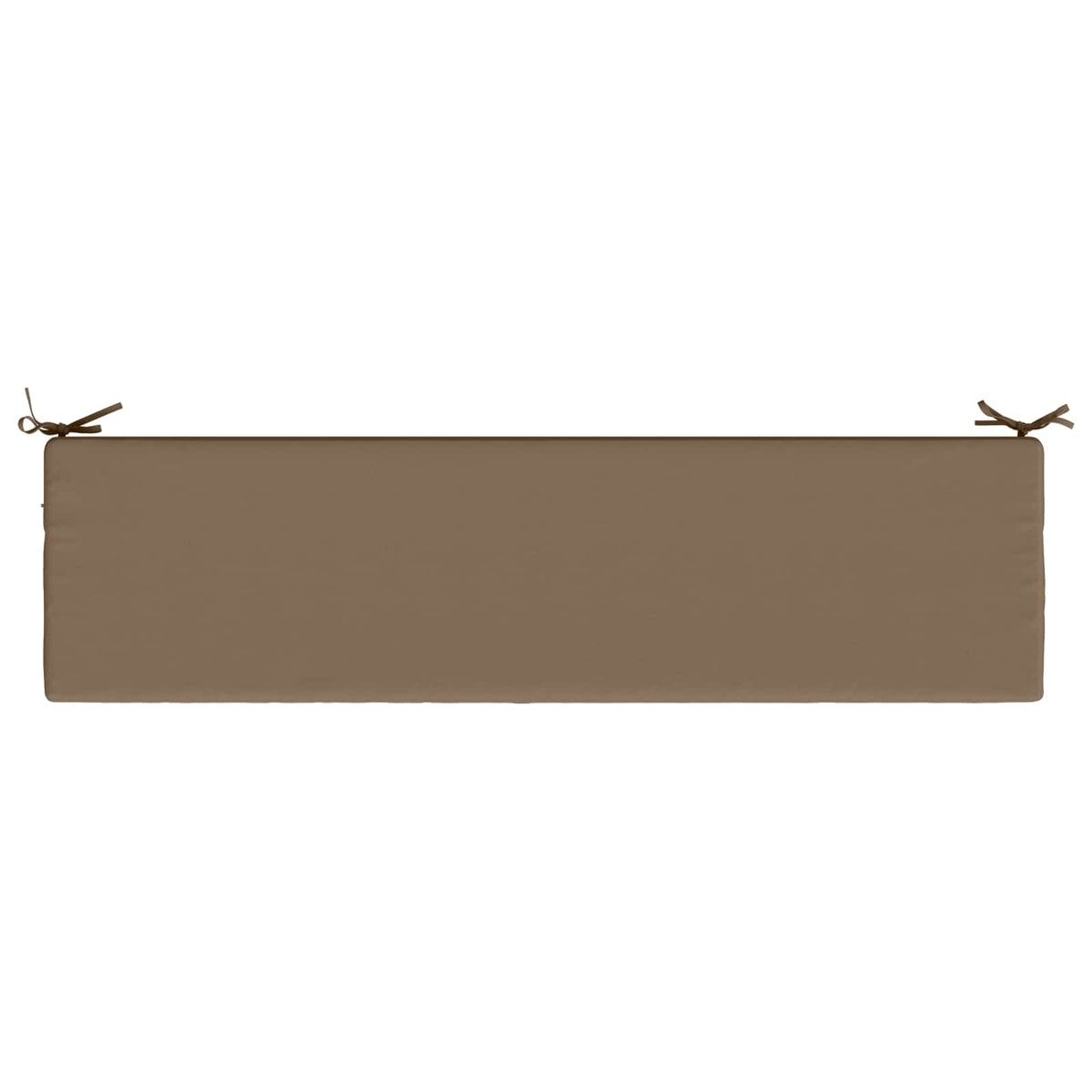 Bench Cushion SOEST 100% Polyester Taupe 140 x 40 x 8 cm