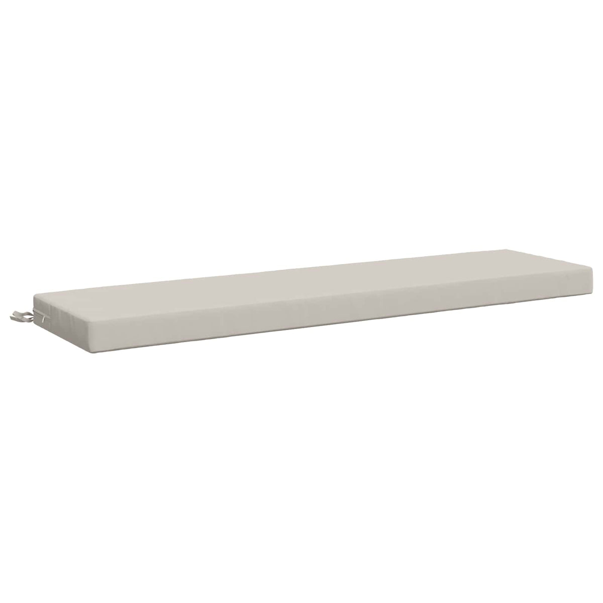 Bench Cushion SOEST 100% Polyester White 140 x 40 x 8 cm