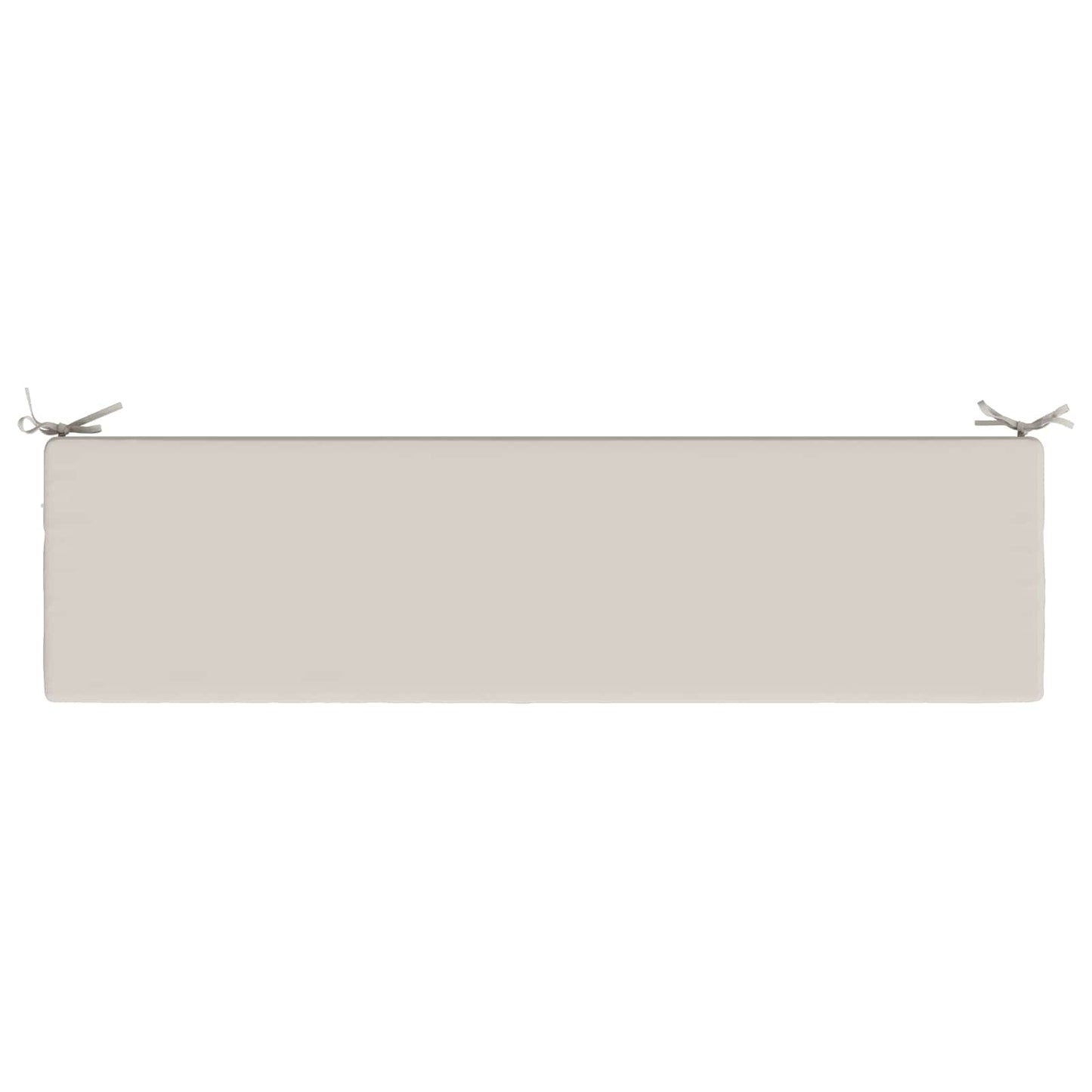 Bench Cushion SOEST 100% Polyester White 140 x 40 x 8 cm