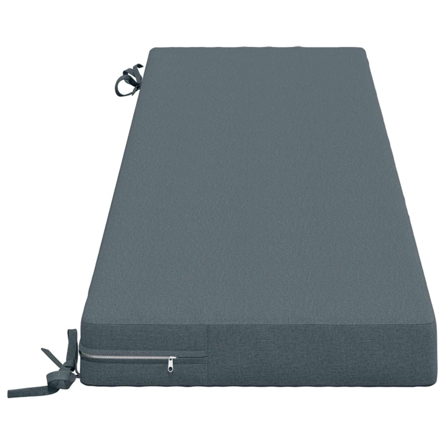 Bench Cushion SOEST 100% Polyester Blue 140 x 40 x 8 cm
