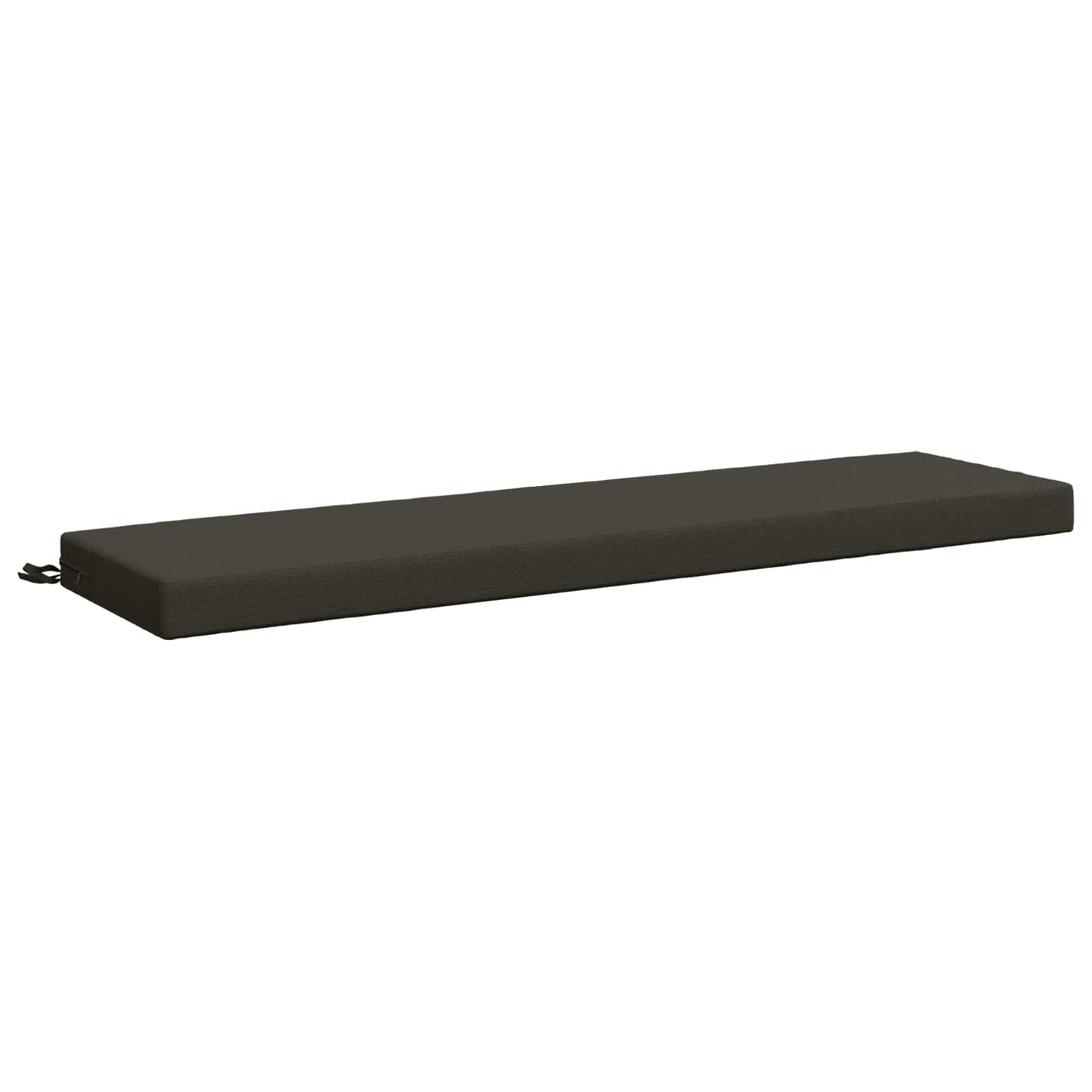 Bench Cushion SOEST 100% Polyester Anthracite 140 x 40 x 8 cm