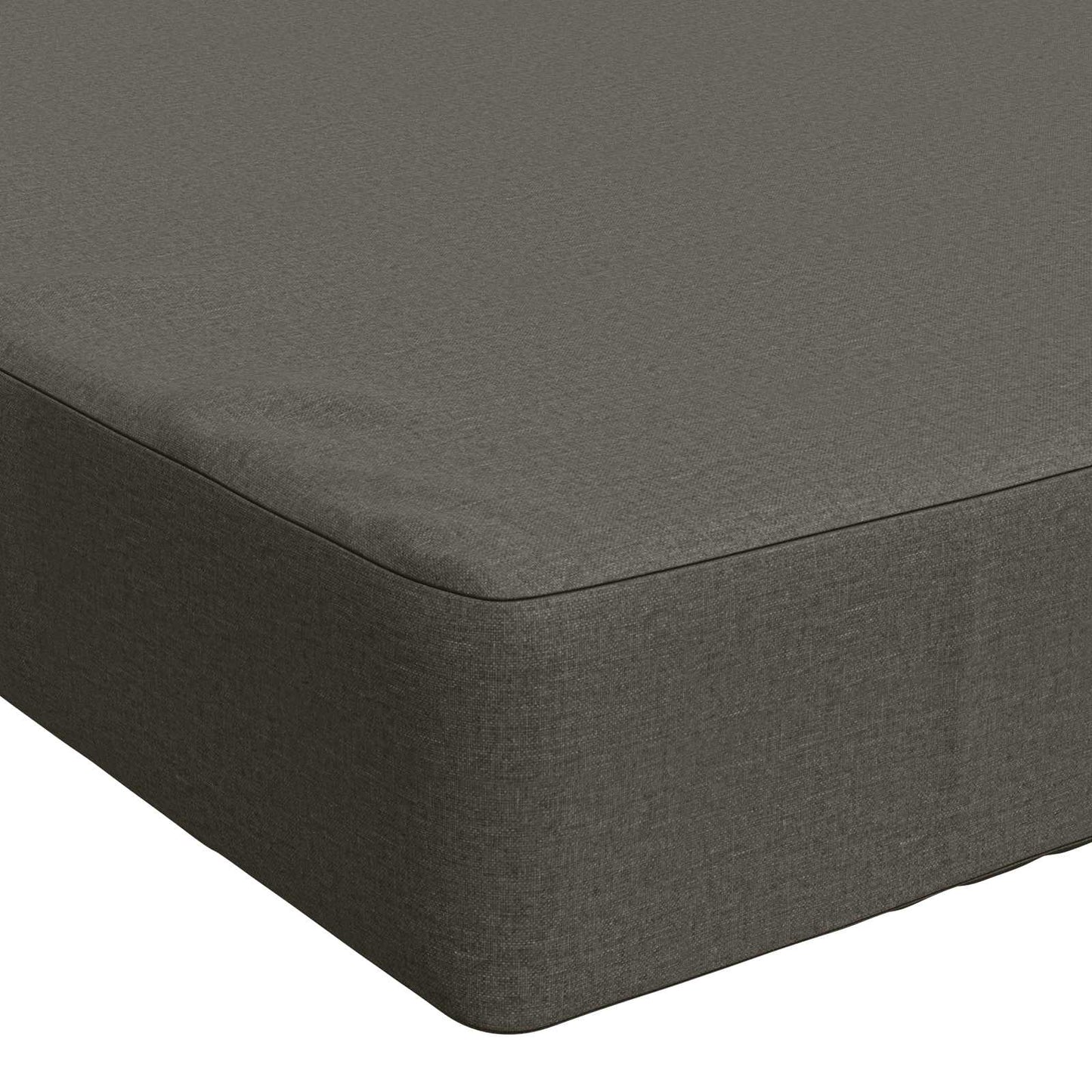 Bench Cushion SOEST 100% Polyester Grey 140 x 40 x 8 cm