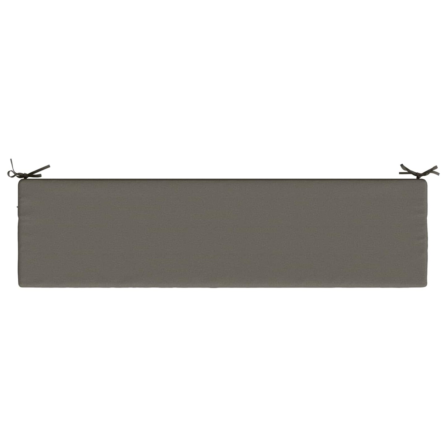 Bench Cushion SOEST 100% Polyester Grey 140 x 40 x 8 cm