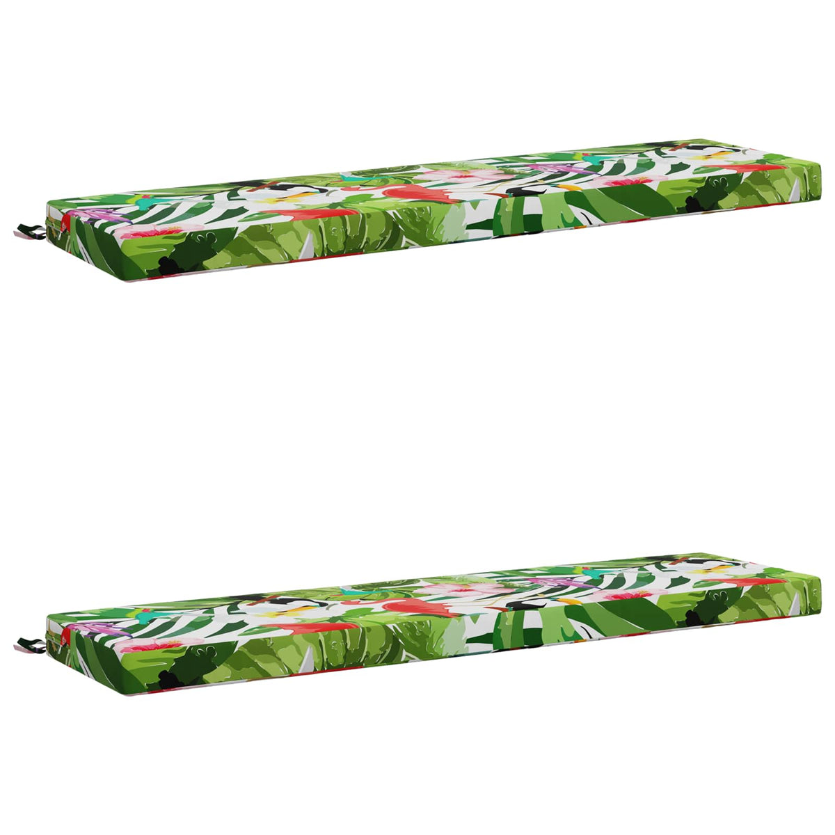 Bench Cushions SOEST 2 pcs 100% Polyester Multicolour